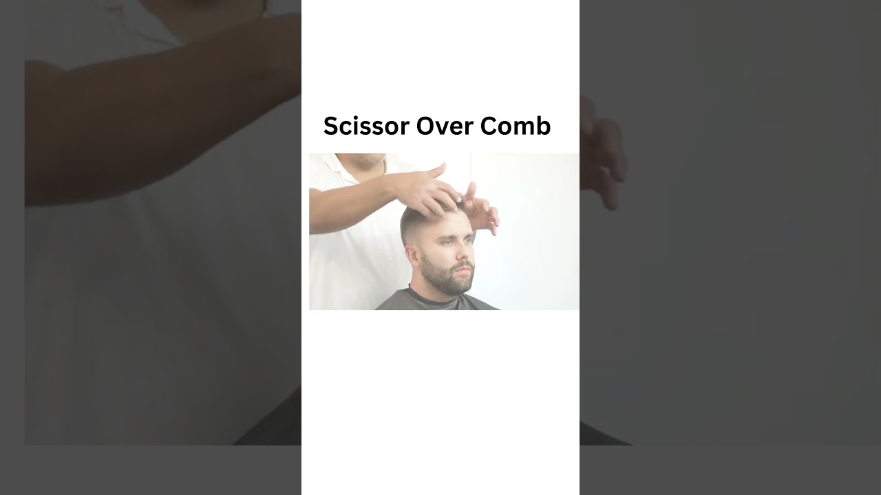 How To Scissor Over Comb | Step-By-Step Men’s Haircut Tutorial Using Only Scissors
