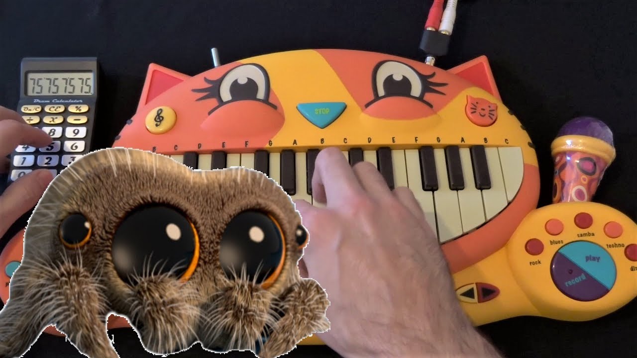 LUCAS THE SPIDER - ENCORE ON A CAT PIANO AND A DRUM CALCULATOR