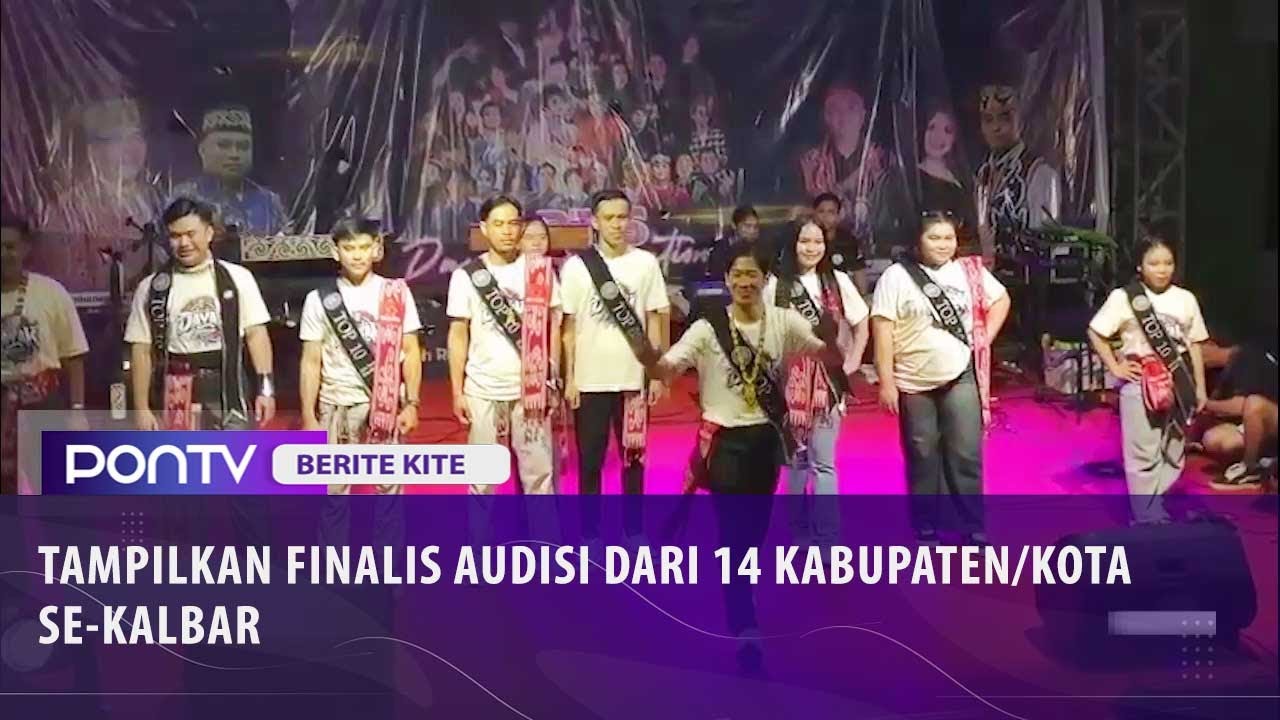 Ribuan Warga Padati Final Show Artis Dayak Generation 4