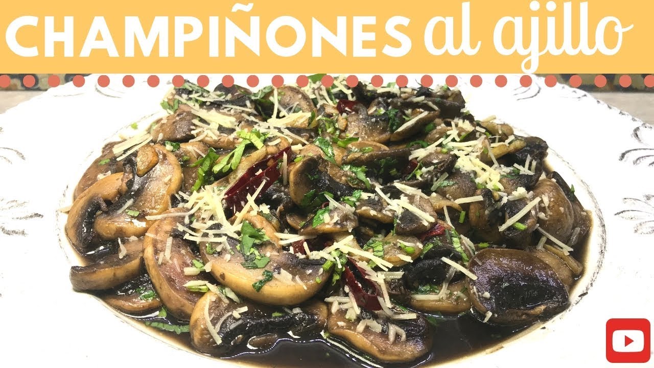 CHAMPIÑONES AL AJILLO  Apta para diabeticos super sana| Cocina de Addy