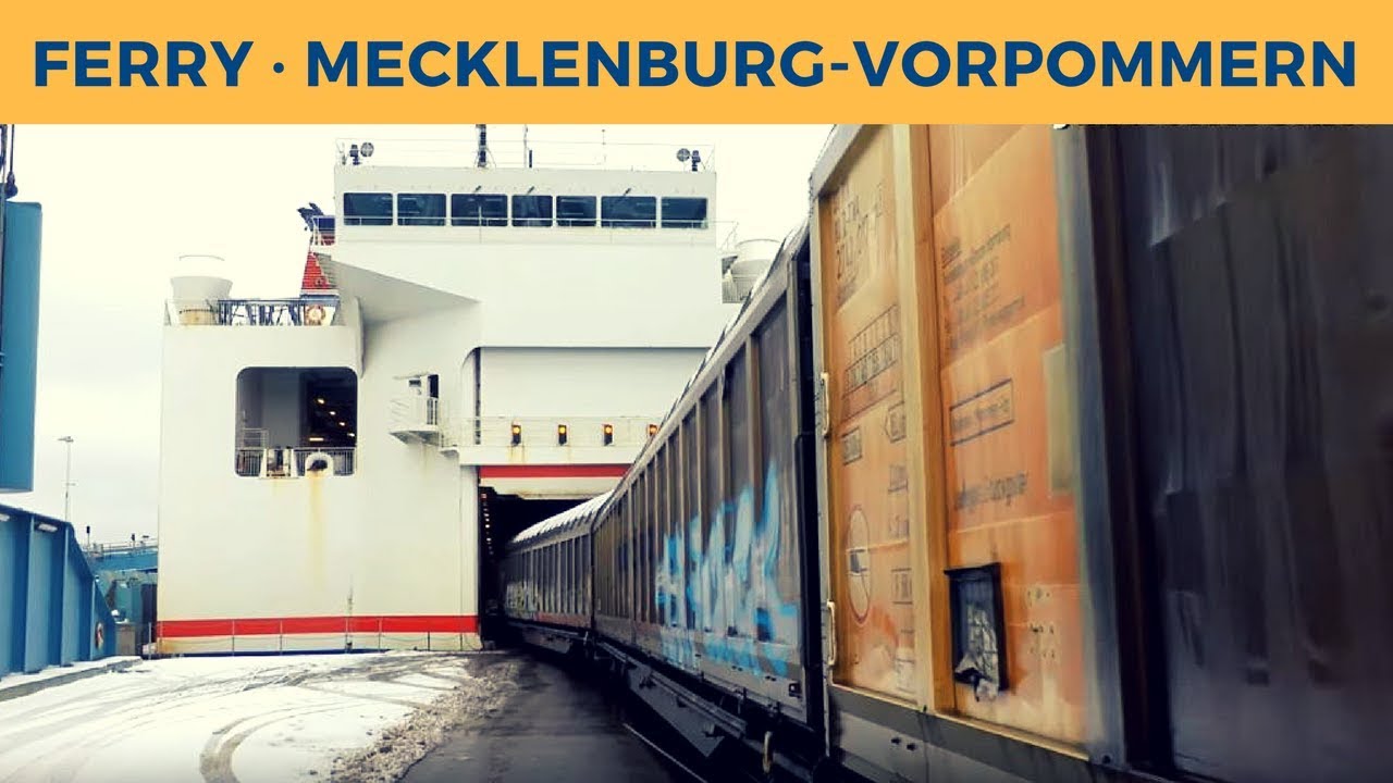 Ferry MECKLENBURG-VORPOMMERN in Trelleborg; Green Cargo T44 339 shunting Cargo Train