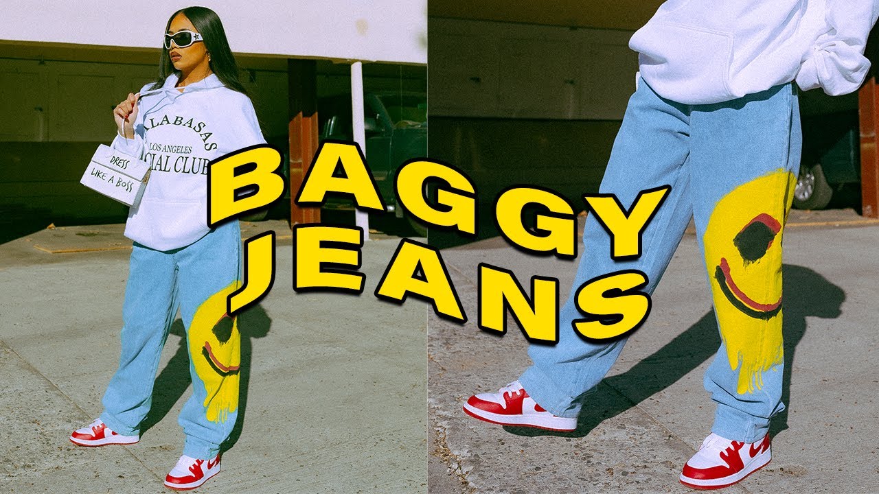 How To Style Baggy Denim Jeans Streetwear Edition | Mscrisssy
