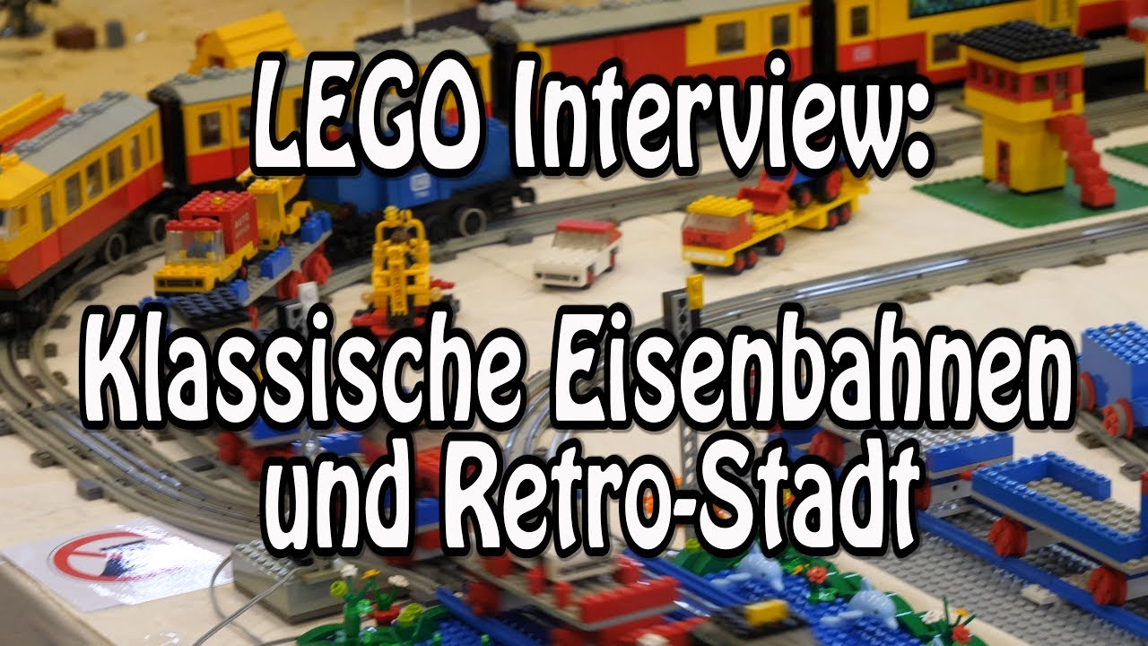 Klassische LEGO Eisenbahnen und Retro-Stadt (Interview Stein Hanse 2019)