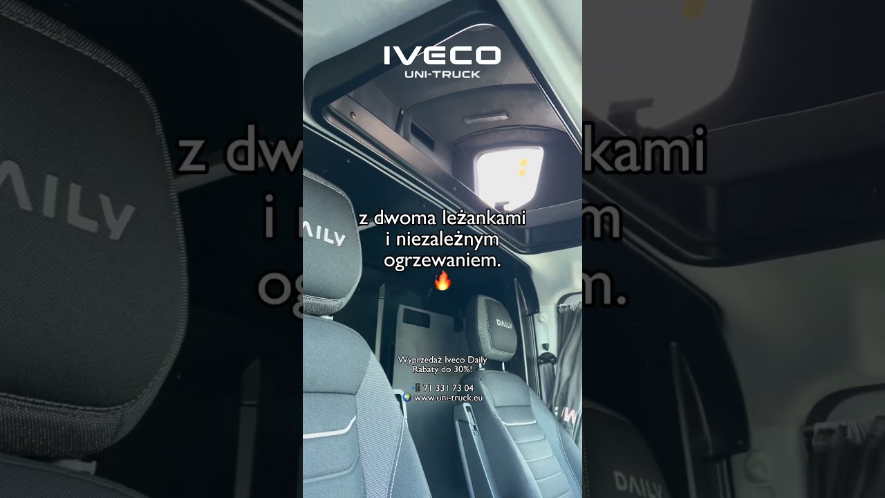 Jak się śpi w Iveco Daily? 😴