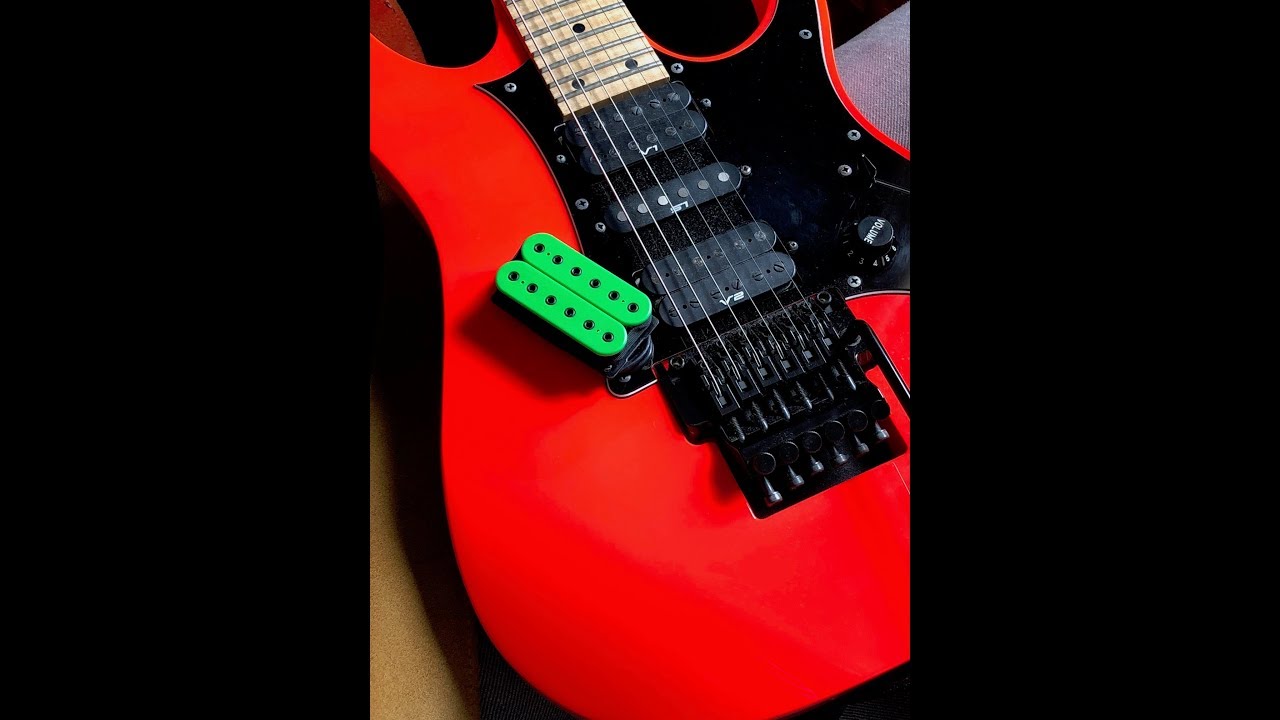 Dimarzio Evo/Evo 2 comparison clean and distorted (vs stock Ibanez V1/V2)