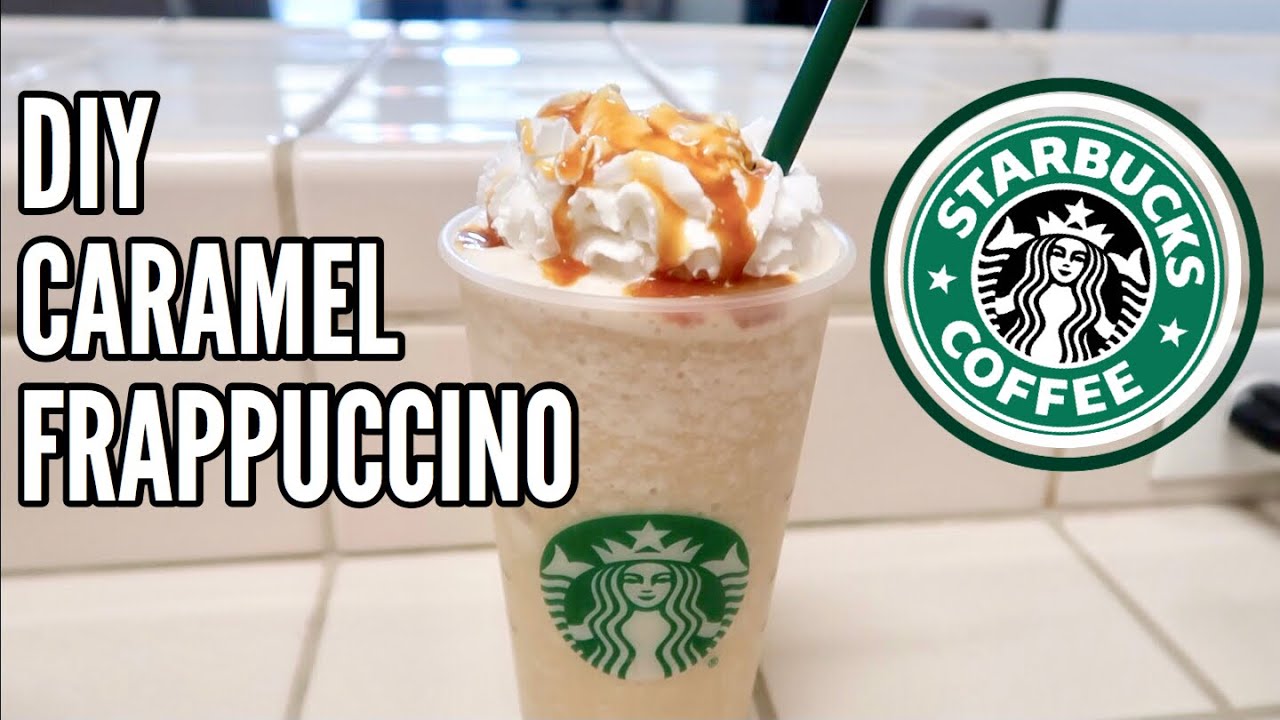 DIY Starbucks Caramel Frappuccino