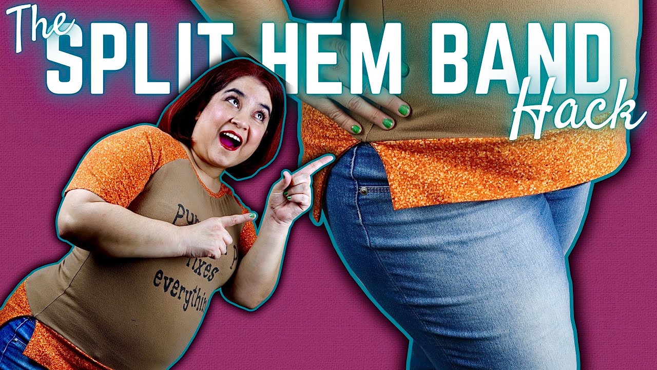 HOW TO SEW a Split Band Hem | The Game Changing Hack!