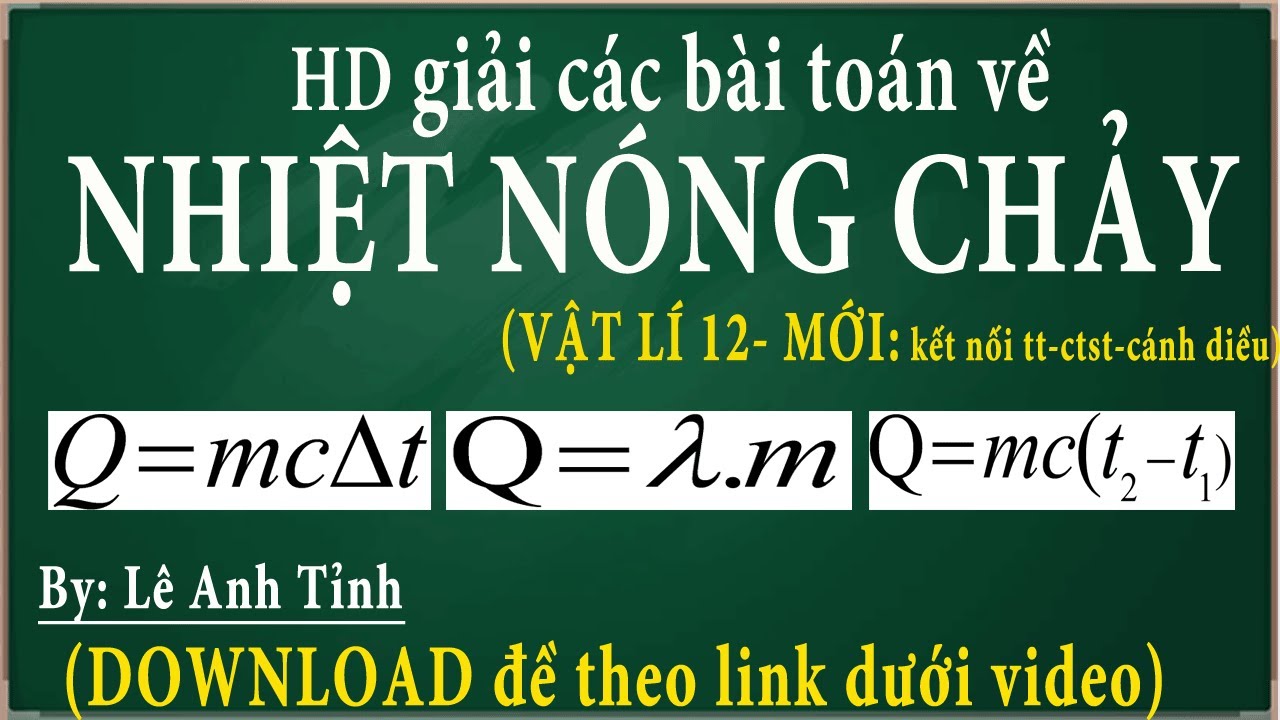 [ Vật lí 12-kntt] lí 12 kết nối tri thức bài 5. Nhiệt nóng chảy riêng
