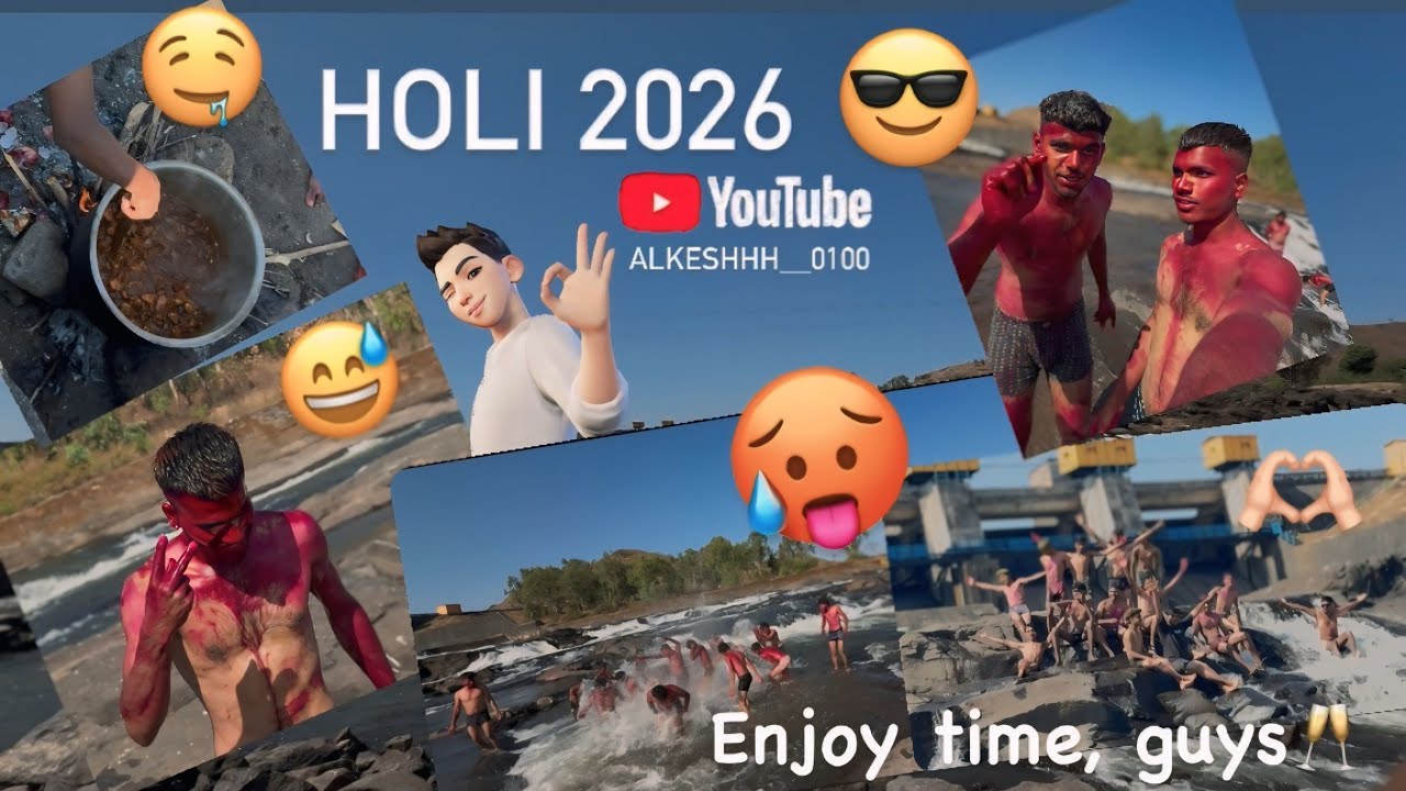 Happy holi dosto🫶🏻❤️‍🩹🫂 2026 ki holi full enjoy ￼😊 