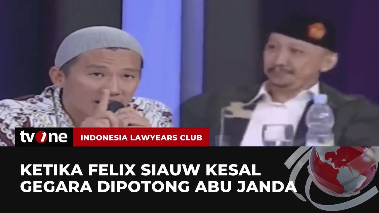 Inilah Momen Abu Janda Bikin Felix Siauw Geram saat Bahas Panji Rasulullah | ILC tvOne