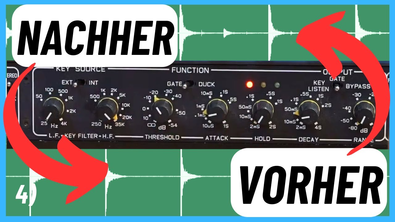 MISCHPULT BEDIENUNG - Part 4 - Noise Gate einstellen für Snare Drum