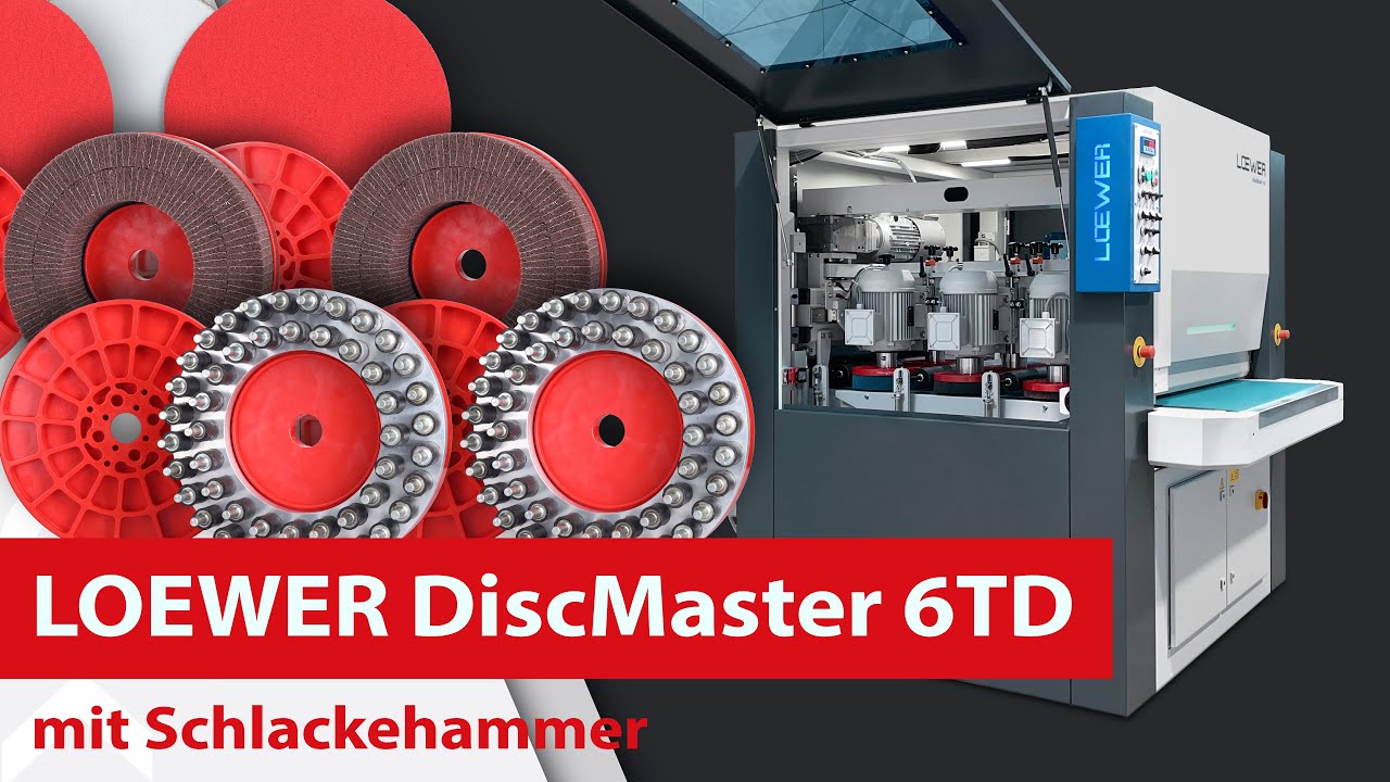 Loewer Discmaster 6TD mit Schlackeentfernung - boeck Werkzeuge im Einsatz
