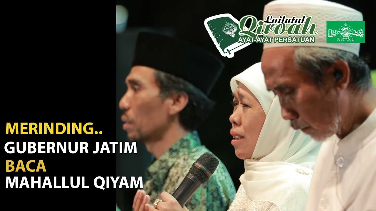 MERINDING, GUBERNUR KHOFIFAH MAHALLUL QIYAM BERSAMA HADRAH POLWAN SURABAYA
