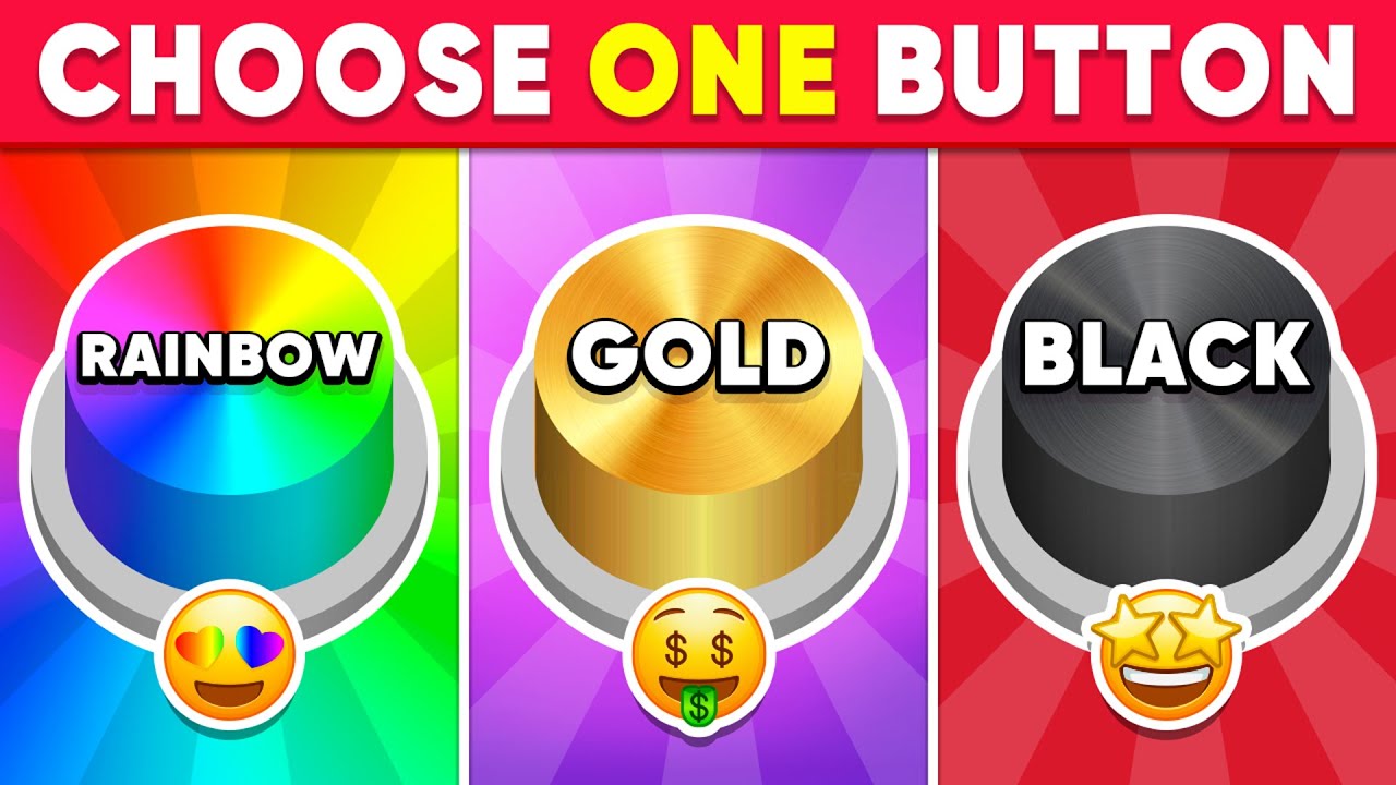 Выбирайте одну кнопку! Радужная, золотая или чёрная версия 🌈⭐️🖤 Fox Quiz