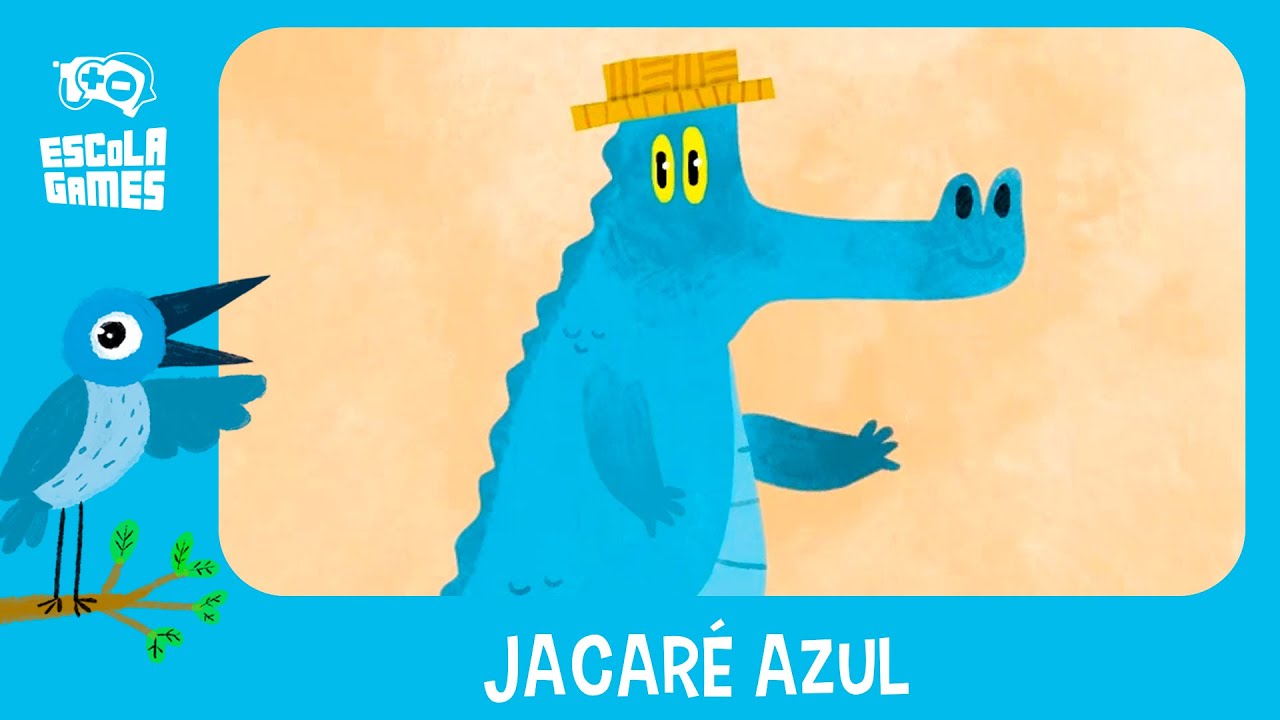 Jacaré Azul | Não Importa a Cor, Vale o Coração! | Escola Games