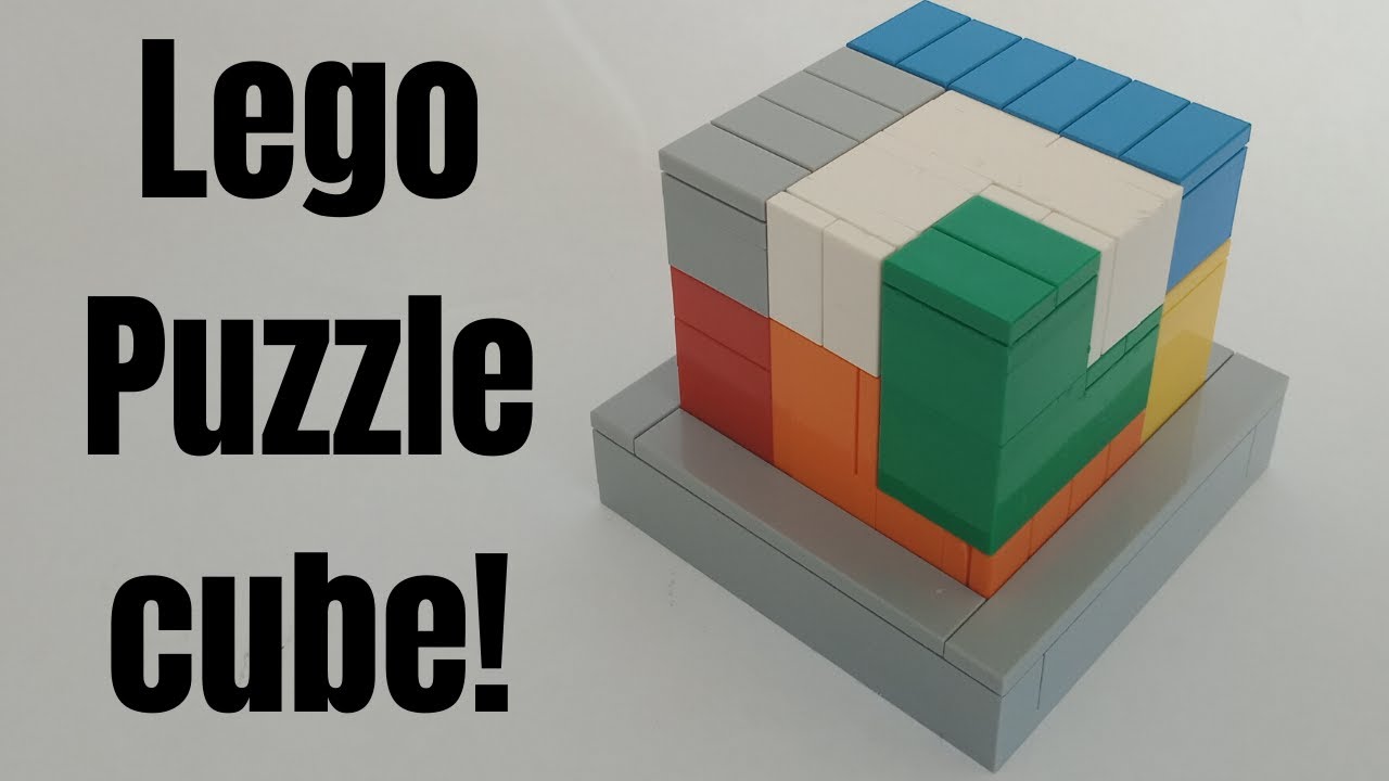 Lego IMPOSSIBLE puzzle cube - Lego Soma Cube tutorial