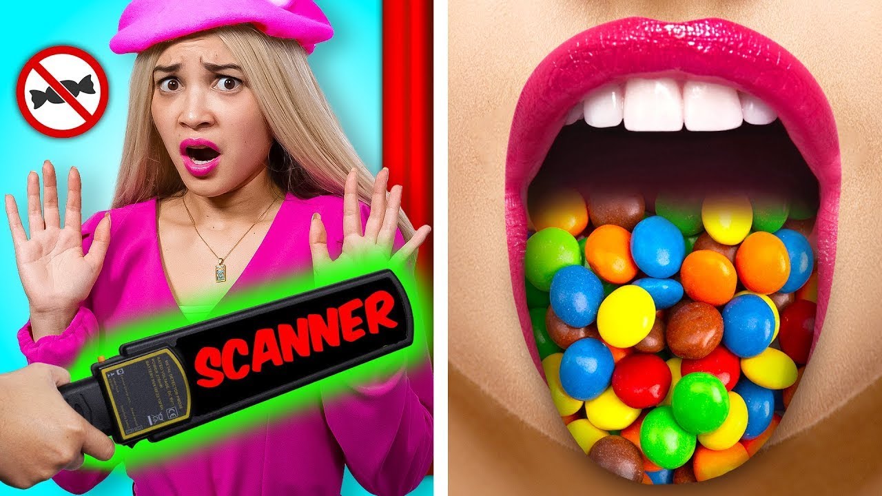 How to Sneak Candies Into the Movies | Fun & Crazy Ways to Sneak Food Into Movie Theater