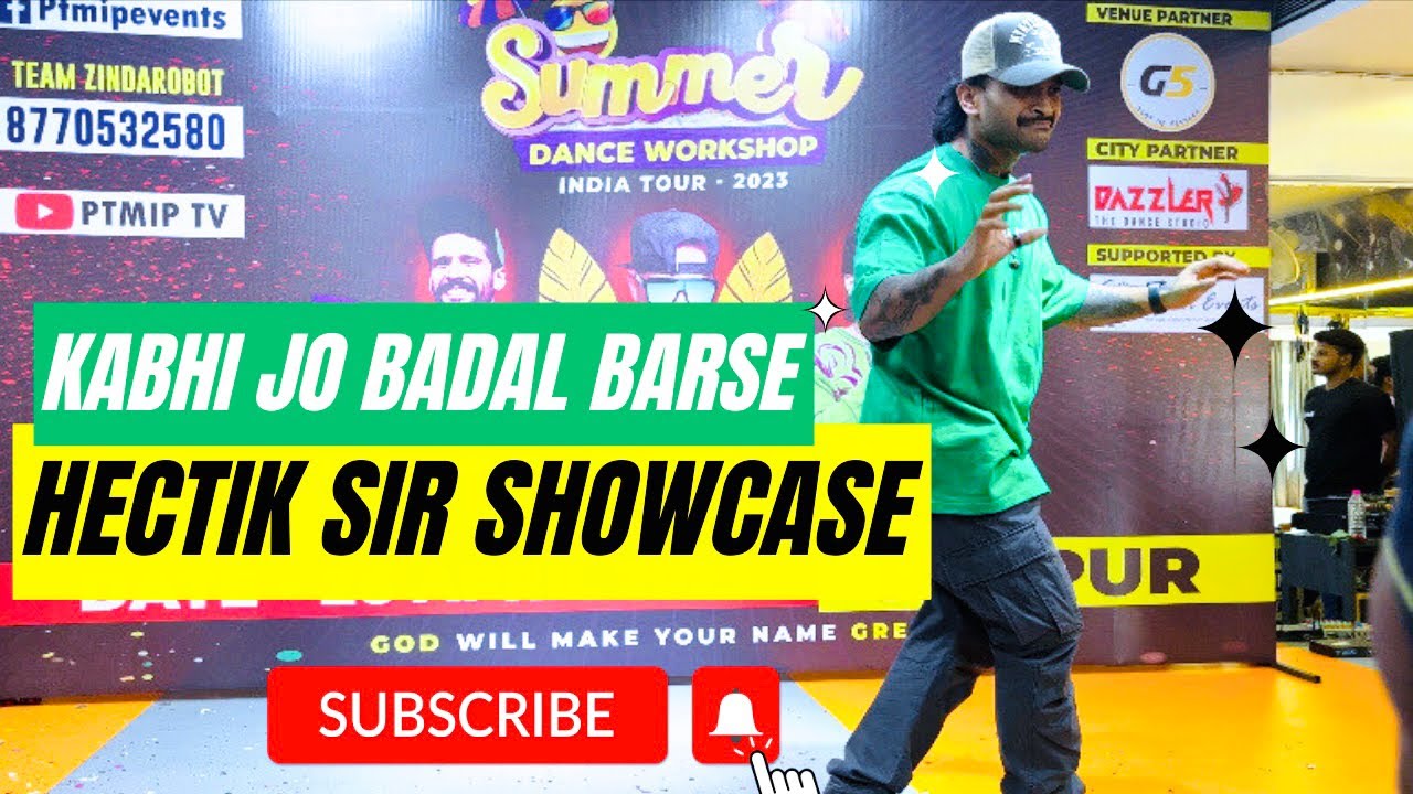 Hectik | Dance Showcase | Kabhi Jo badal Barse | Raipur Workshop #dance #workshop #hectic #darshan