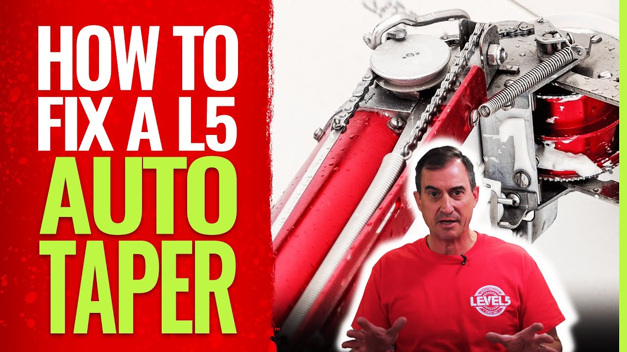 How To Fix A LEVEL5 Automatic Drywall Taper