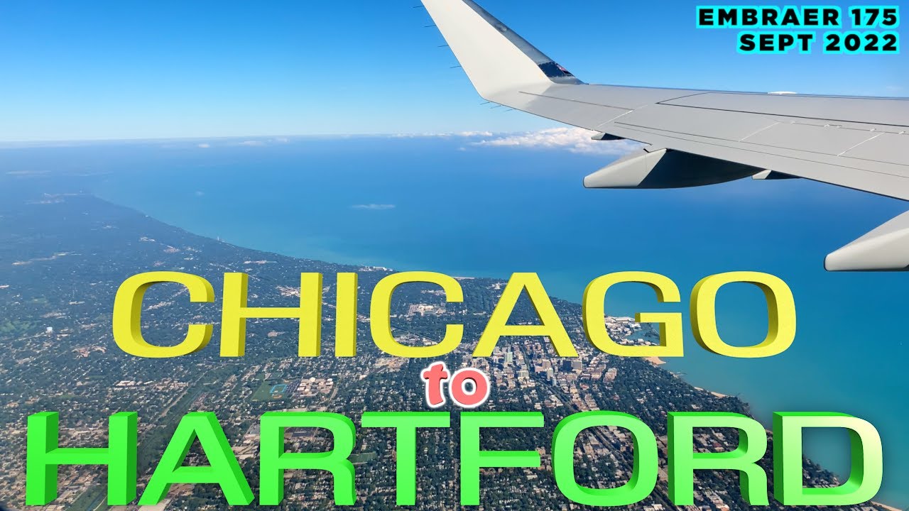 Flying Chicago to Hartford - EMBRAER 175 - American Airlines - Full Flight Trip Report ORD BDL