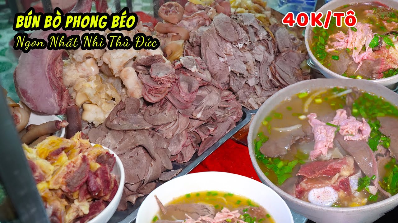 Bún Bò Phong Béo Quán Bún Bò Đông Khách Nhất Nhì Thủ Đức Bán Rẻ Cho Người Nghèo Ăn Được