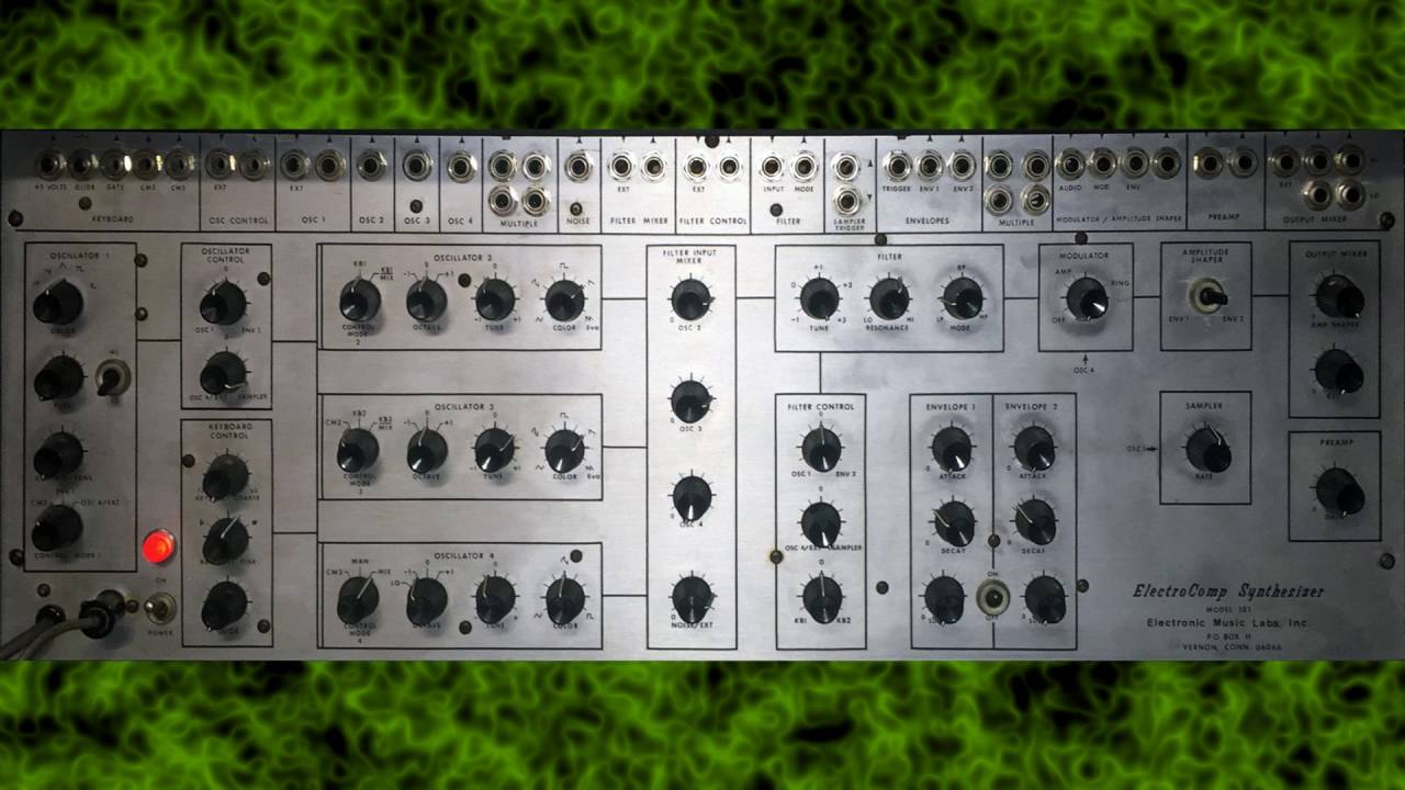 EML ElectroComp 101 Analog Synthesizer Demo Track 2