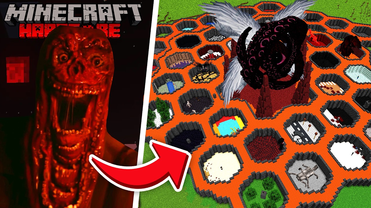 I TRAPPED EVERY NEW CUSTOM HORROR MODS In Minecraft