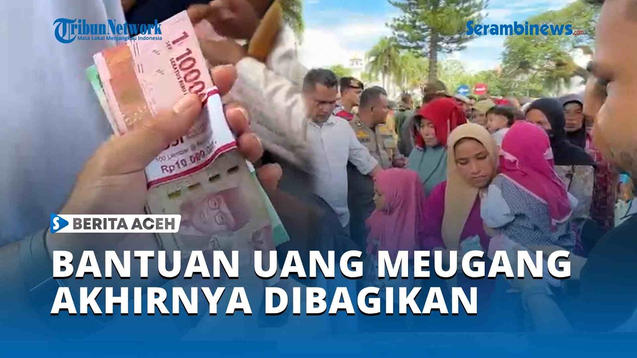 Bantuan Uang Meugang Akhirnya Dibagikan, Suasana Pendopo Berangsur Kondusif