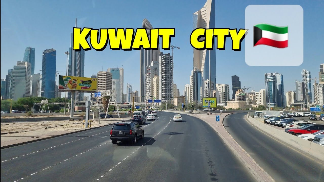 🇰🇼Kuwait city tour, one of the richest cities in the world #kuwait #travel #holiday #drive 