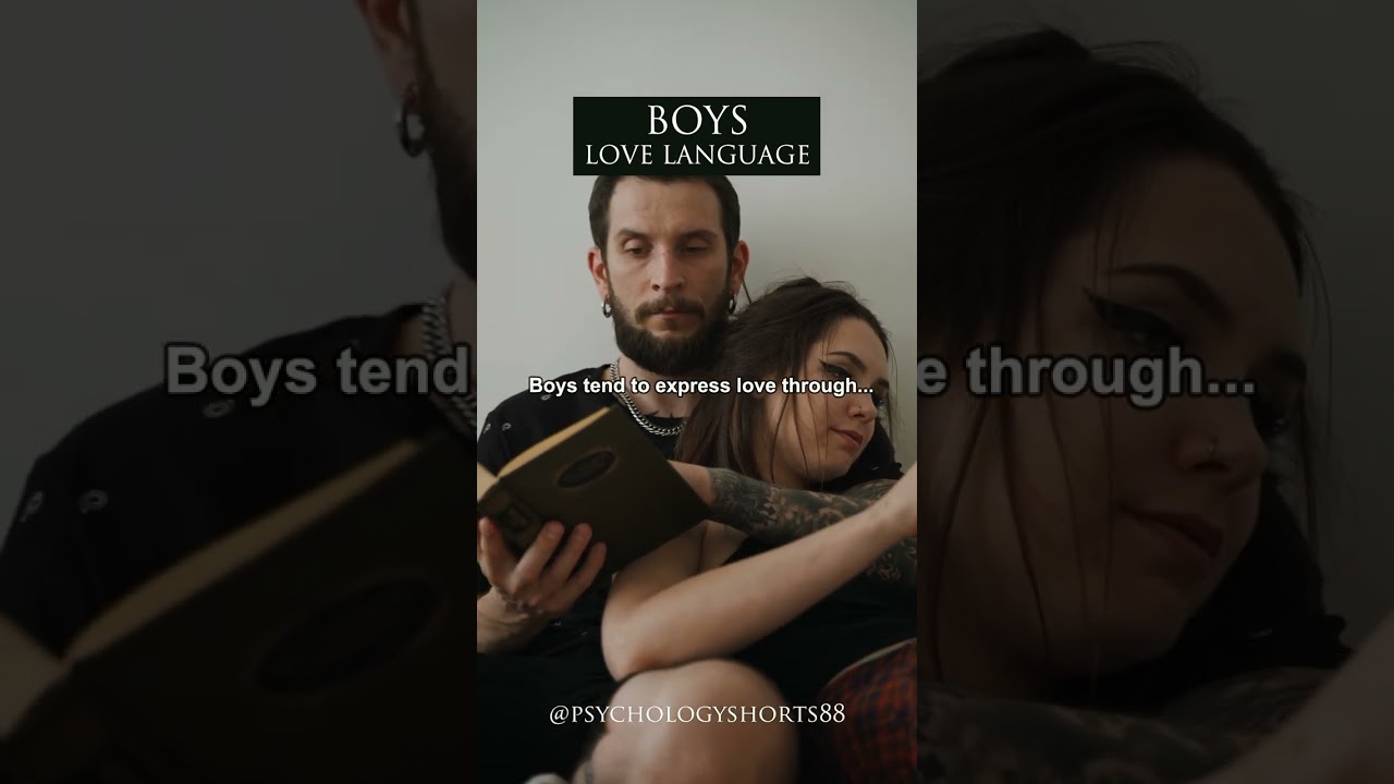 The Way Boys Express Love: Physical Touch and Acts of Service Explained. #shorts #BoysLoveLanguage