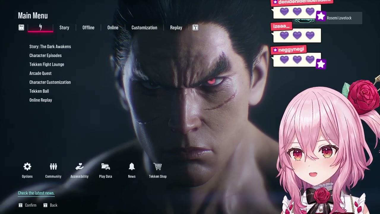 Rosemi Lovelock【NIJISANJI EN】Twitch VOD: Sajam Tekken Slam!! REAL DEAL! Sick but will do my best T T