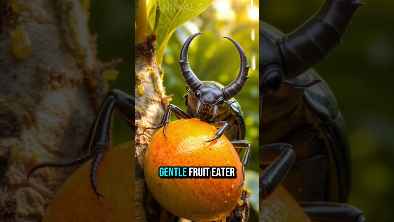 Это насекомое прочнее стали 💪🪲 | История жука-геркулеса 