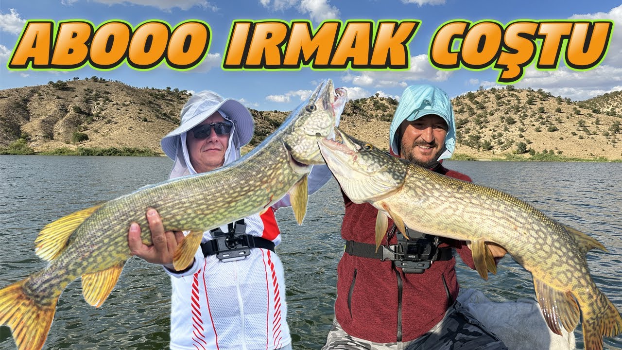 Irmak Coştu.Yeni Sahteler Show Yaptı.Kırıkkale Turna Balık Avı…