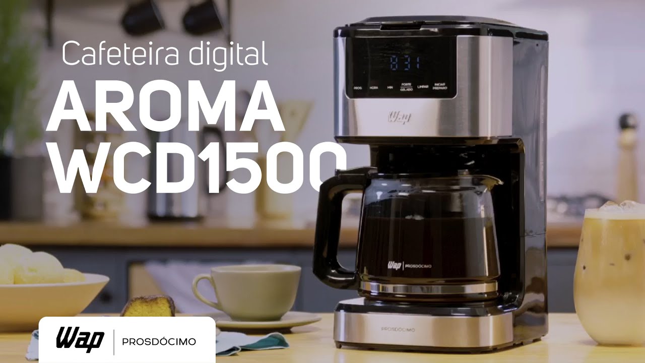 Cafeteira Digital Aroma Program&aacute;vel WAP Prosd&oacute;cimo WCD1500