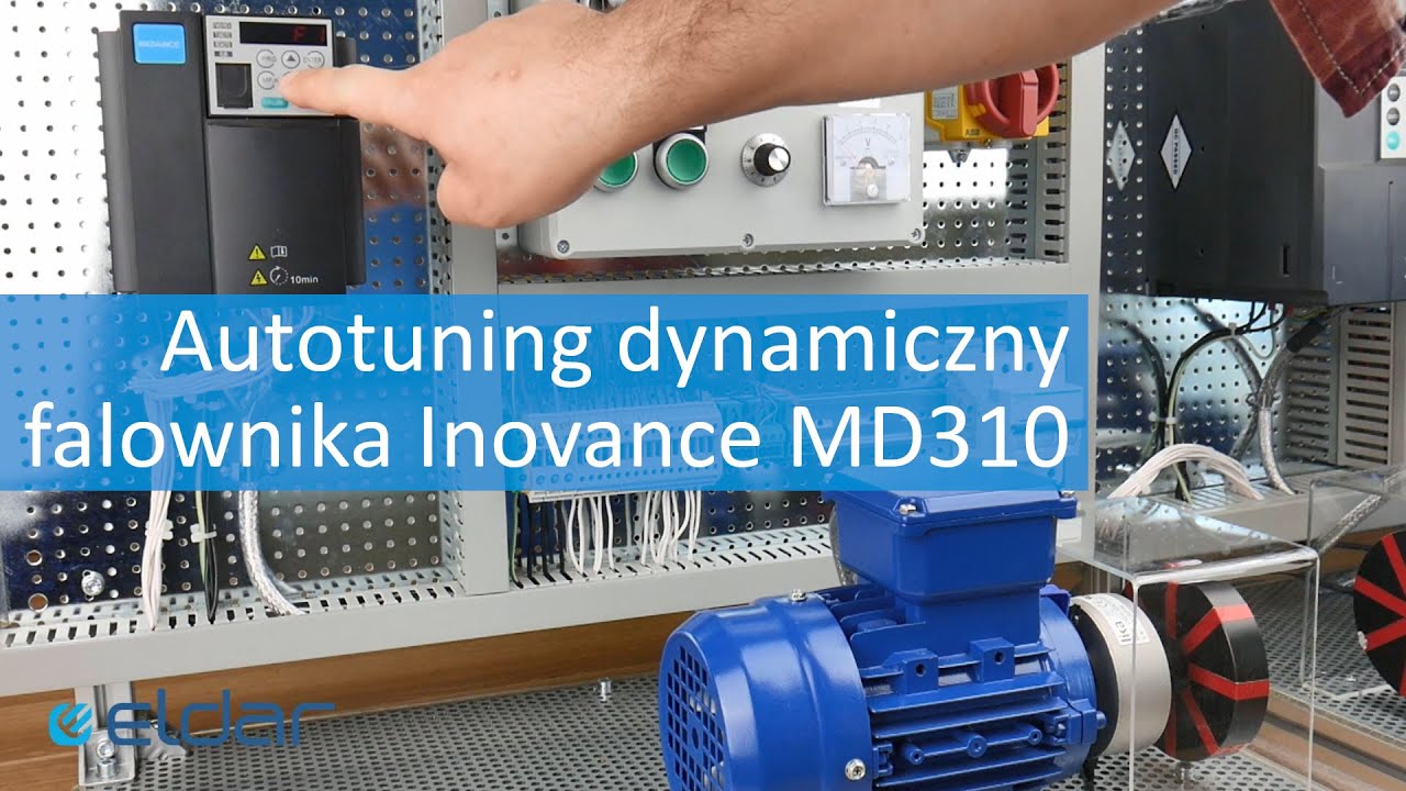Autotuning dynamiczny falownika Inovance MD310