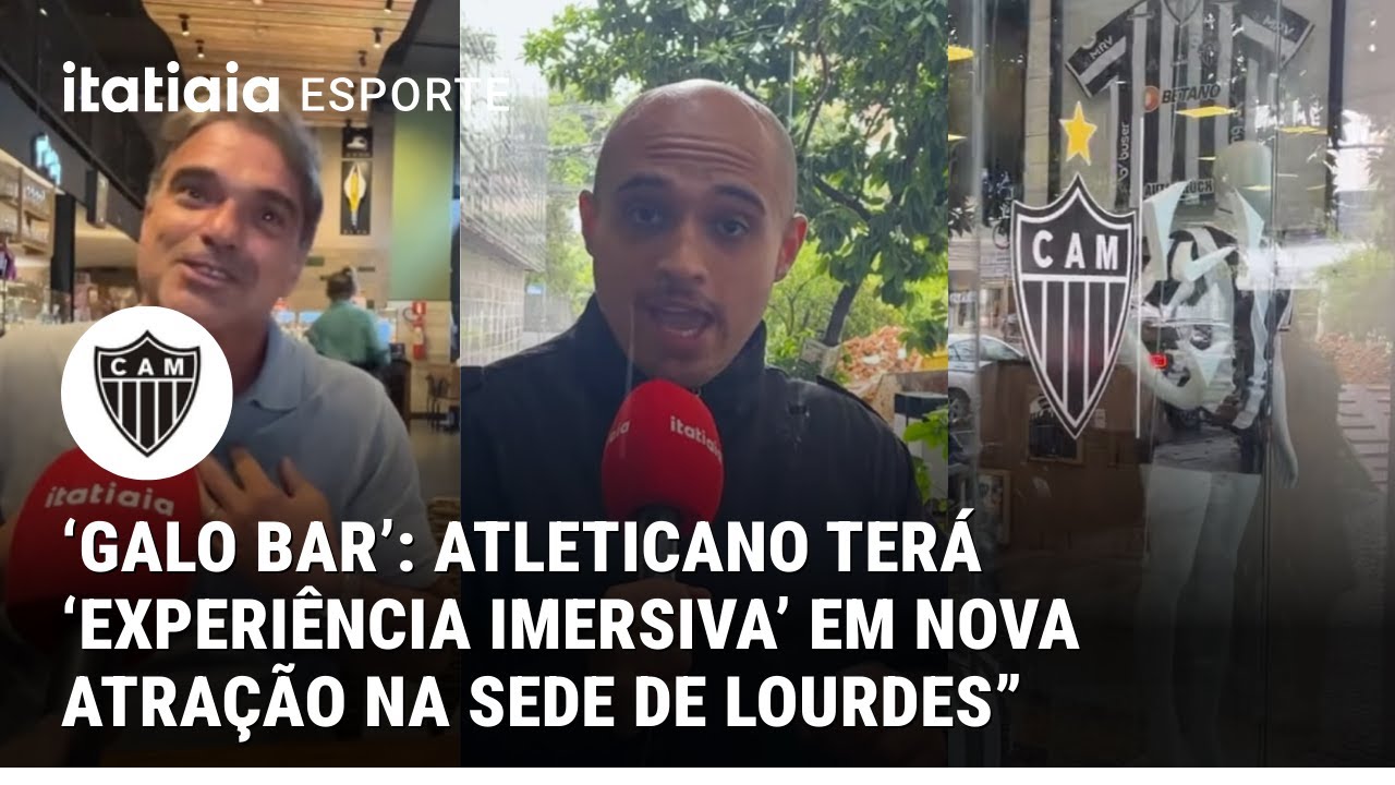 'GALO BAR': NOVO BAR DO ATLÉTICO TERÁ MEMORIAL, CINEMA E EXPERIÊNCIA IMERSIVA NA SEDE DE LOURDES