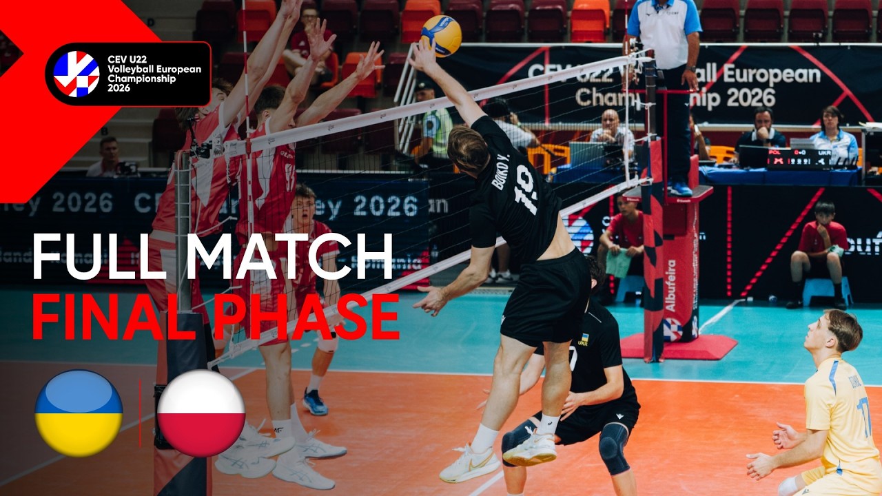 Full Match | Ukraine vs. Poland | CEV U22 Volleyball European Championship 2026 | Men