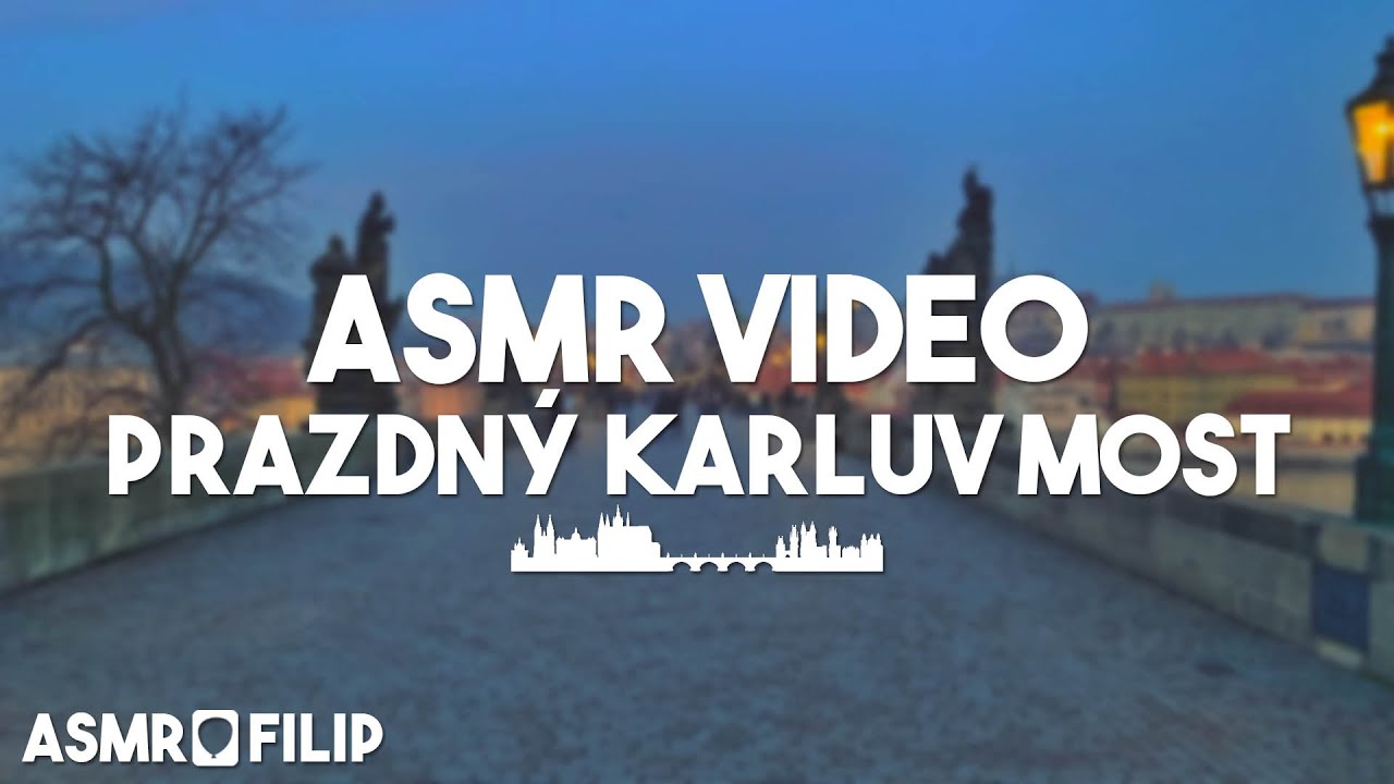 ASMR CZ - Praha v 7 ráno (Karlův most, Pražský hrad)/  Walking Prague GOPRO 8  (4K)