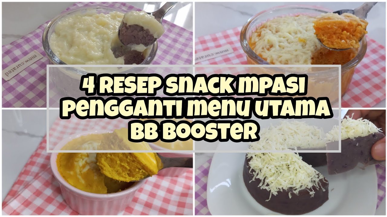4 RESEP SNACK MPASI BIKIN GEMUK BISA JADI MENU UTAMA