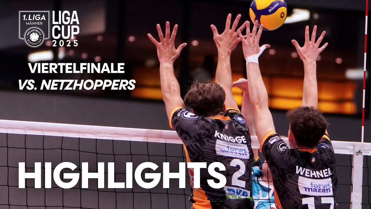 HIGHLIGHTS | BR Volleys vs. Energiequelle Netzhoppers KW | Ligacup 2025
