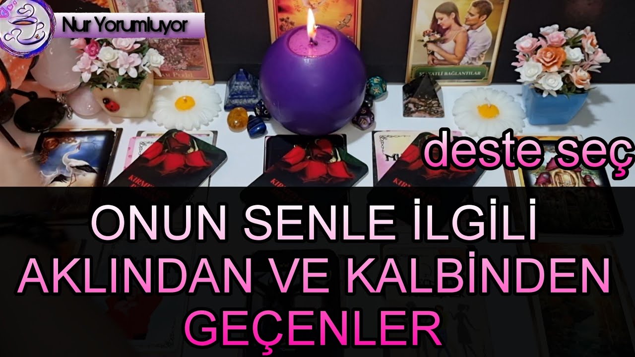 ONUN SENLE İLGİLİ AKLINDAN VE KALBİNDEN GEÇENLER ❗❗#tarot falı #keşfet