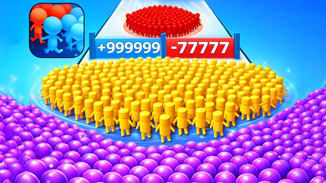 New Satisfying Mobile Game Count Masters 👥🔥 Top TikTok Gameplay (Android, iOS)Walkthrough All Levels