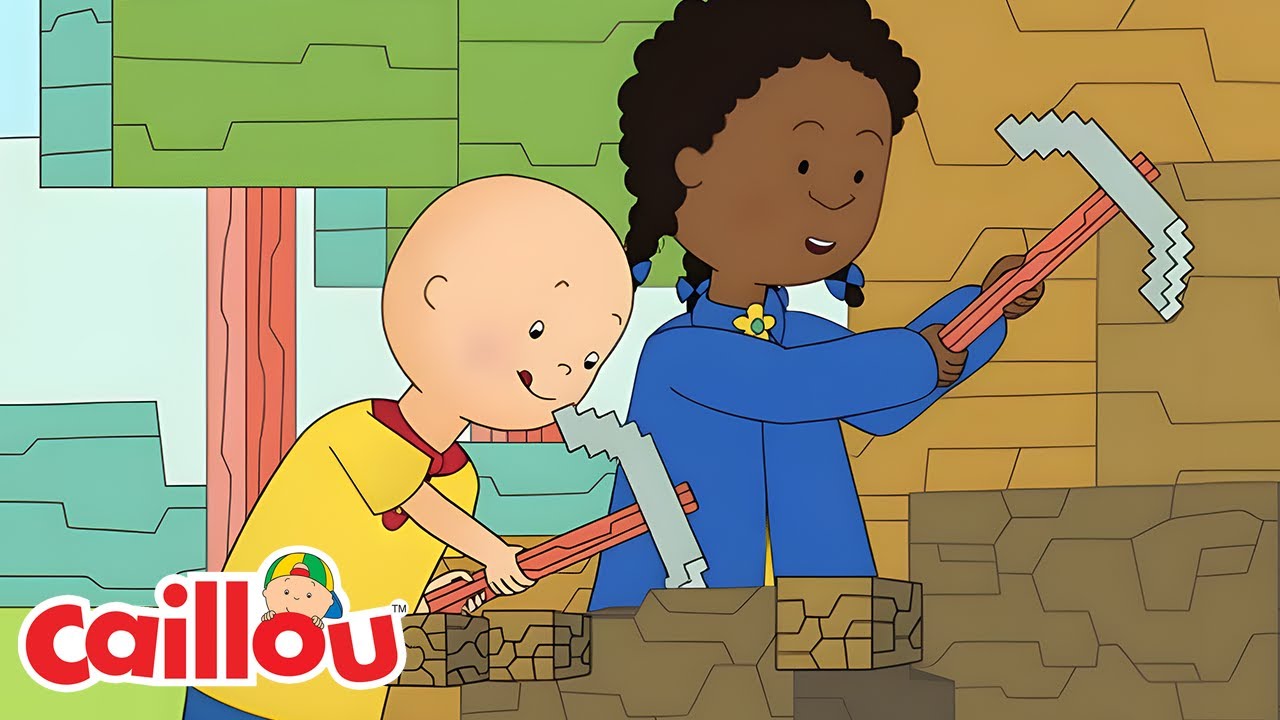 ★ Caillou's Video Game Adventure ★ Funny Animated Caillou | Cartoons for kids