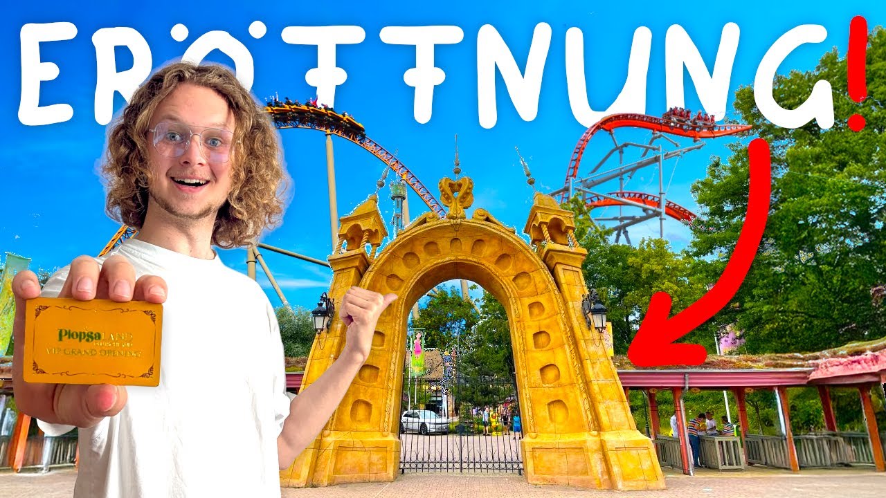 Als VIP beim GRAND OPENING vom Plopsaland Deutschland!
