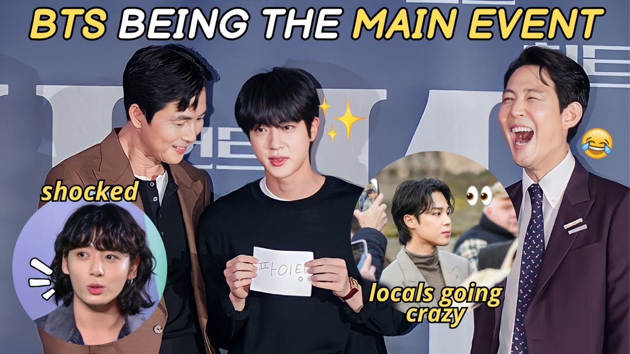 BTS BEING THE MAIN EVENT (PEOPLE GOING CRAZY FOR THEM)