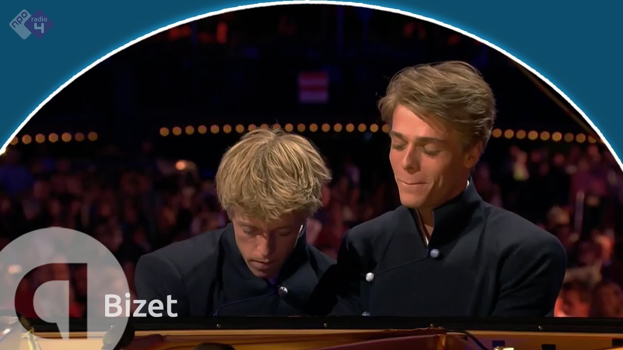 Bizet: Drie delen uit 'Jeux d'enfants, op.22' - Lucas en Arthur Jussen - Prinsengrachtconcert 2018