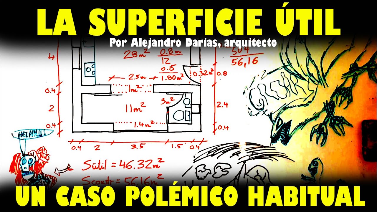 LA SUPERFICIE ÚTIL. Ejemplo práctico polémico habitual