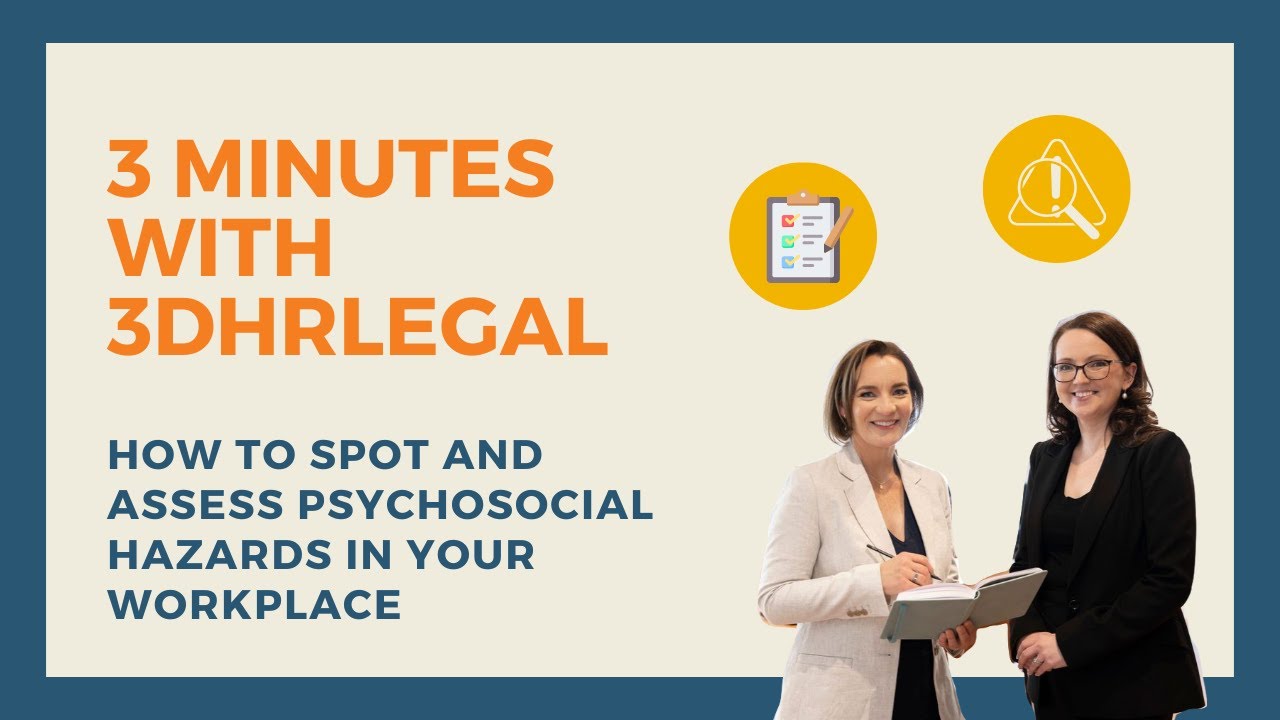 How to spot and assess psychosocial hazards in your workplace