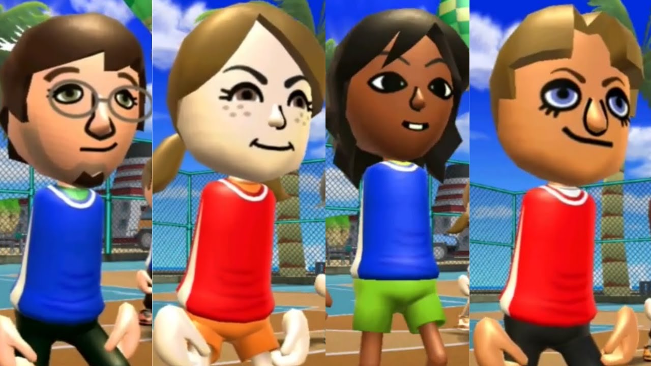 Wii Sports Resort - Basketball Tournament!
