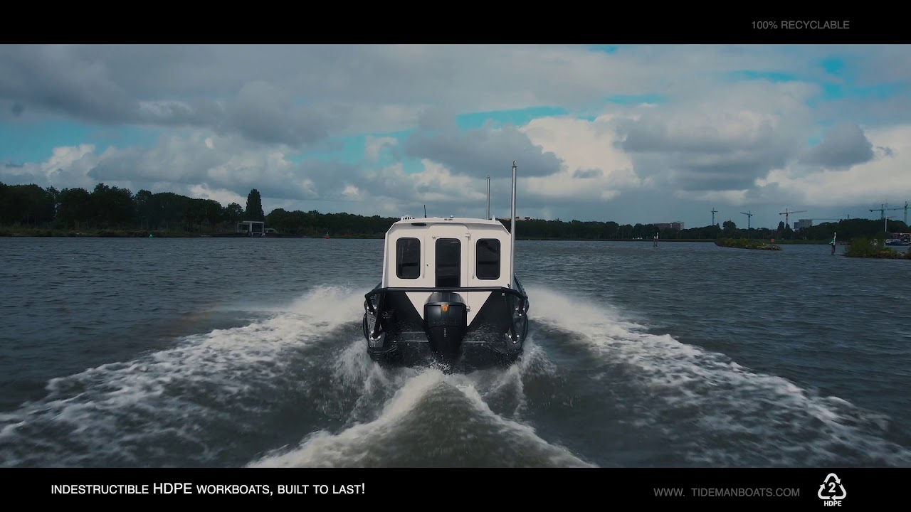 Tideman Boats Indestructible HDPE landing craft